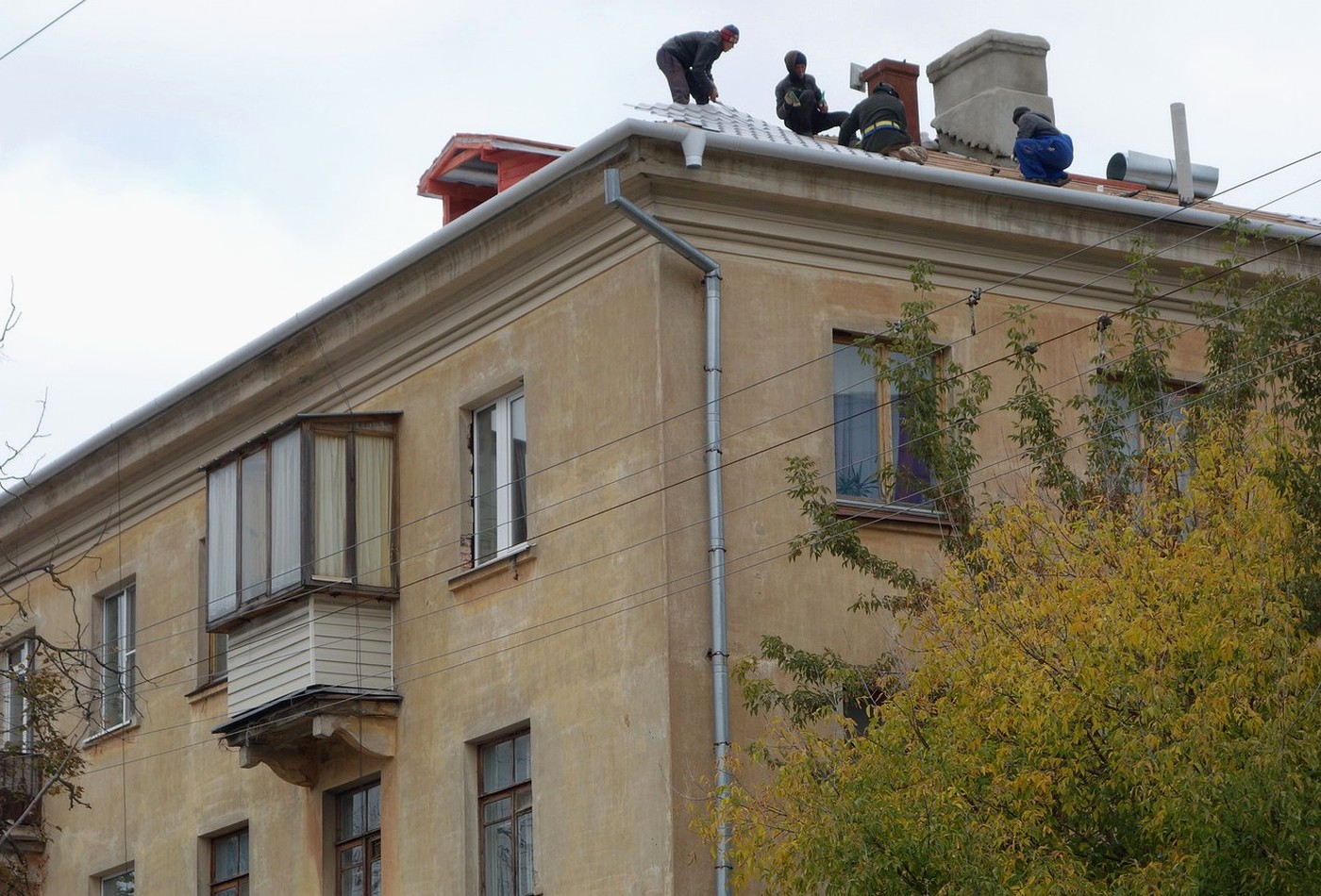 Intervention en hauteur sur toiture